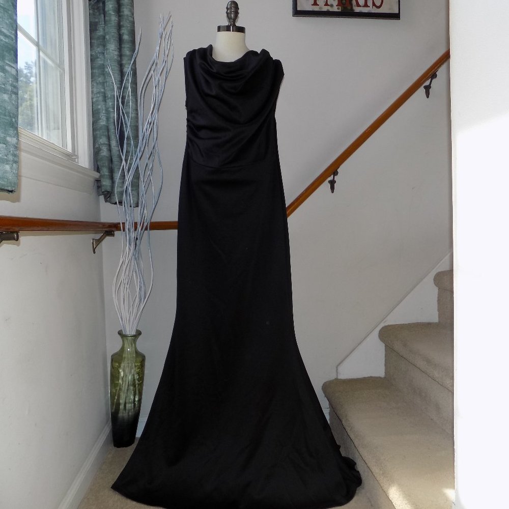 Black Bridesmaid Wedding Gown Size Dress XL